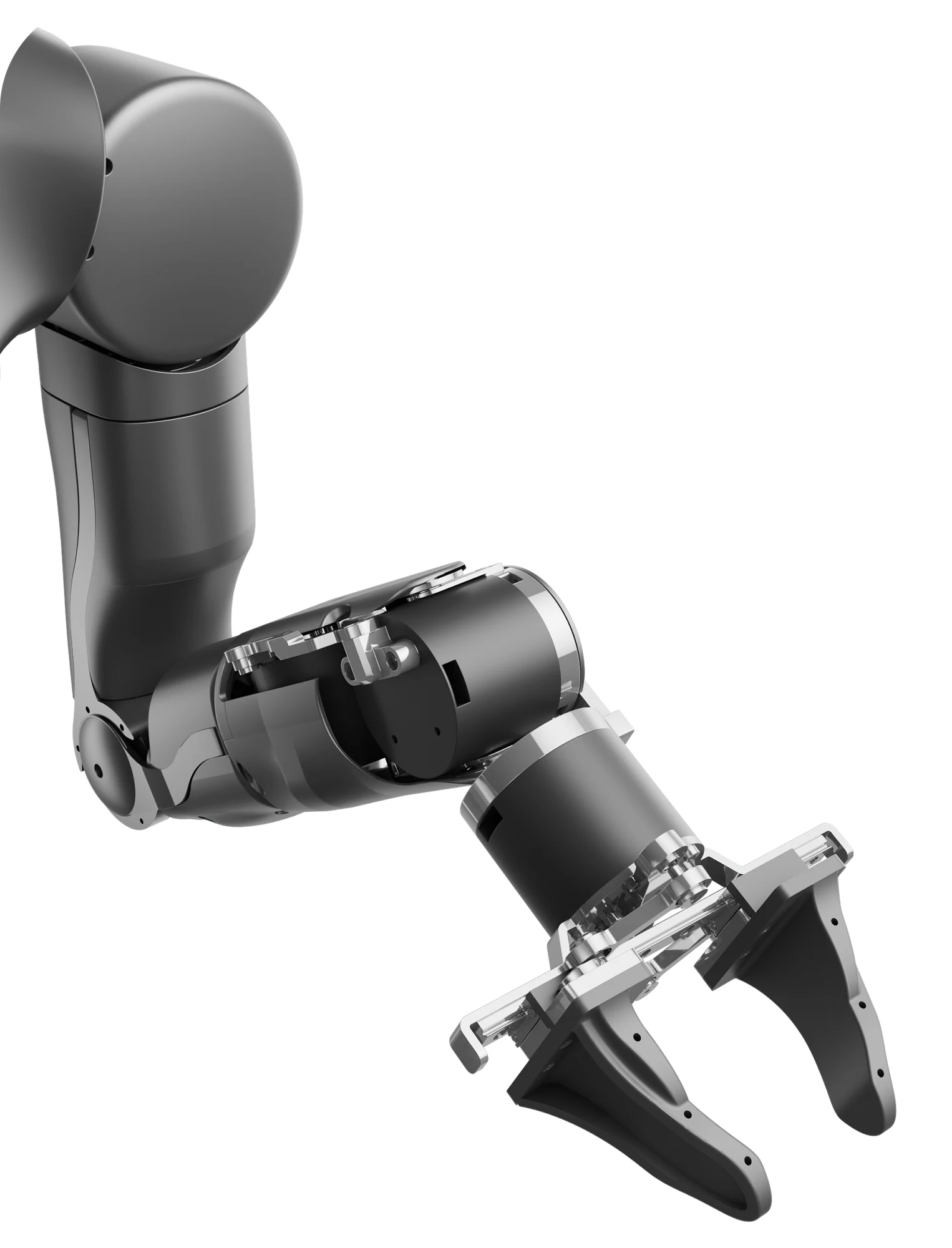 HUMANOID ROBOT arm and gripper render.
