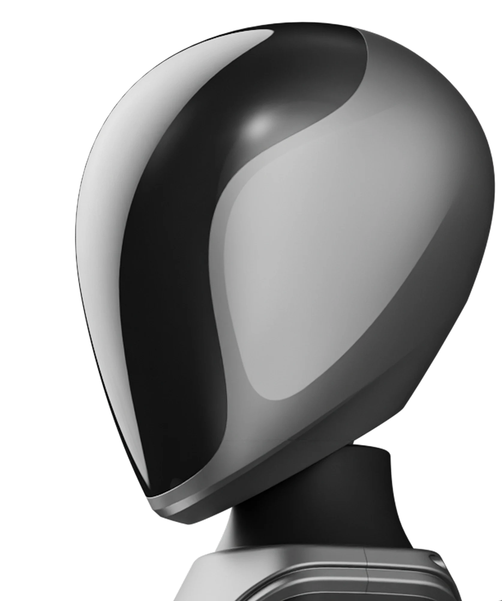 HUMANOID ROBOT head render.
